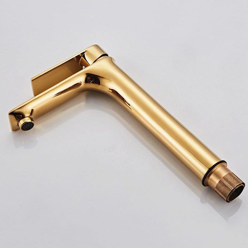 BowLift | Glam Vessel Sink Faucet Brass Lever Handles with Water Hose Sink Fitting
