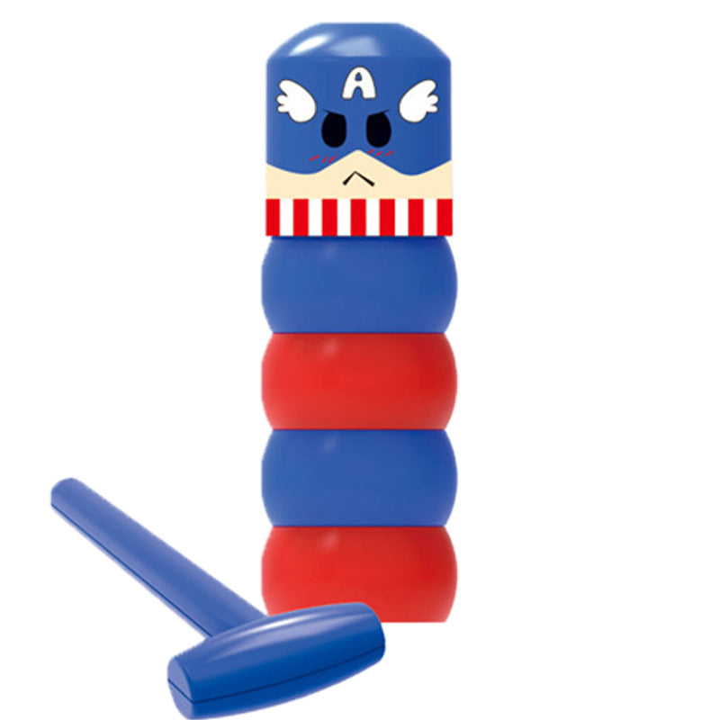 BowLift | Magic Wooden Man Toy | Unbreakable Trick Figure | Classic Educational Play | 10cm