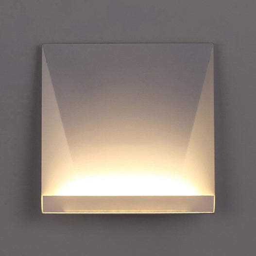 BowLift | Geometric Metal Wall Light Simple Style LED White Wall Light in Warm/White Light for the Bedroom