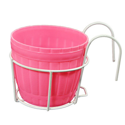 BowLift | Practical plant pot holder with stable metal frame for balcony and terrace