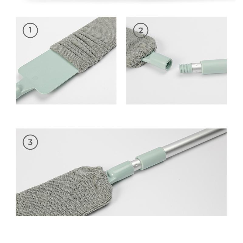 BowLift | Multifunction Retractable Microfiber Dust Brush Gap Mop