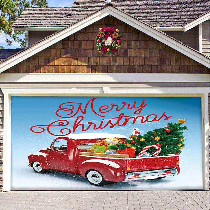 BowLift | Snow Garage Door Banner Ornament