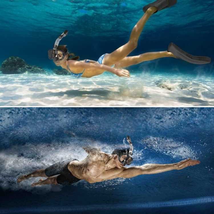 BowLift | Foldable Snorkel Mask with Anti-Fog Lens and Adjustable Strap for Easy Underwater Exploration