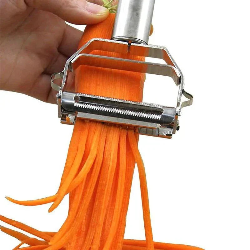 BowLift | DuoSchaaf | Double Vegetable Peeler made of Stainless Steel with Julienne Function