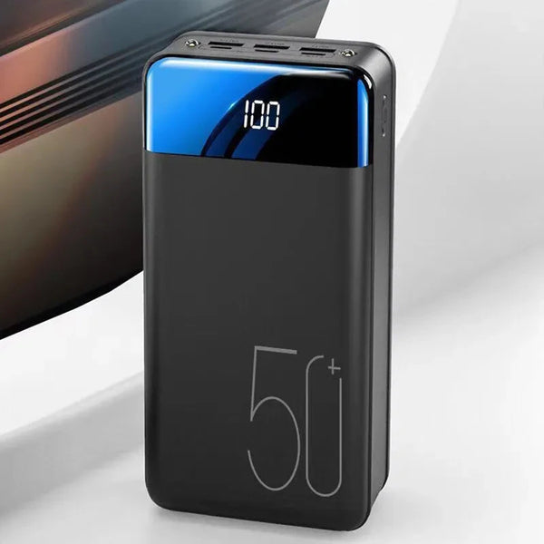 BowLift | 50000mAh Large Capacity Power Bank Mobile Phone Super Fast Charger Mobile Power Supply Tablet Laptop External Power Supply