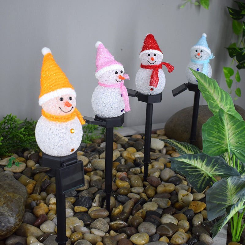 BowLift | Super Cute Waterproof Solar Power Snowman Lamp