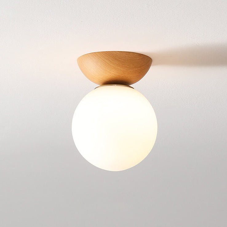 BowLift | Hikari Japanese LED Ceiling Light – Minimalist Wooden Frame Zen Lamp