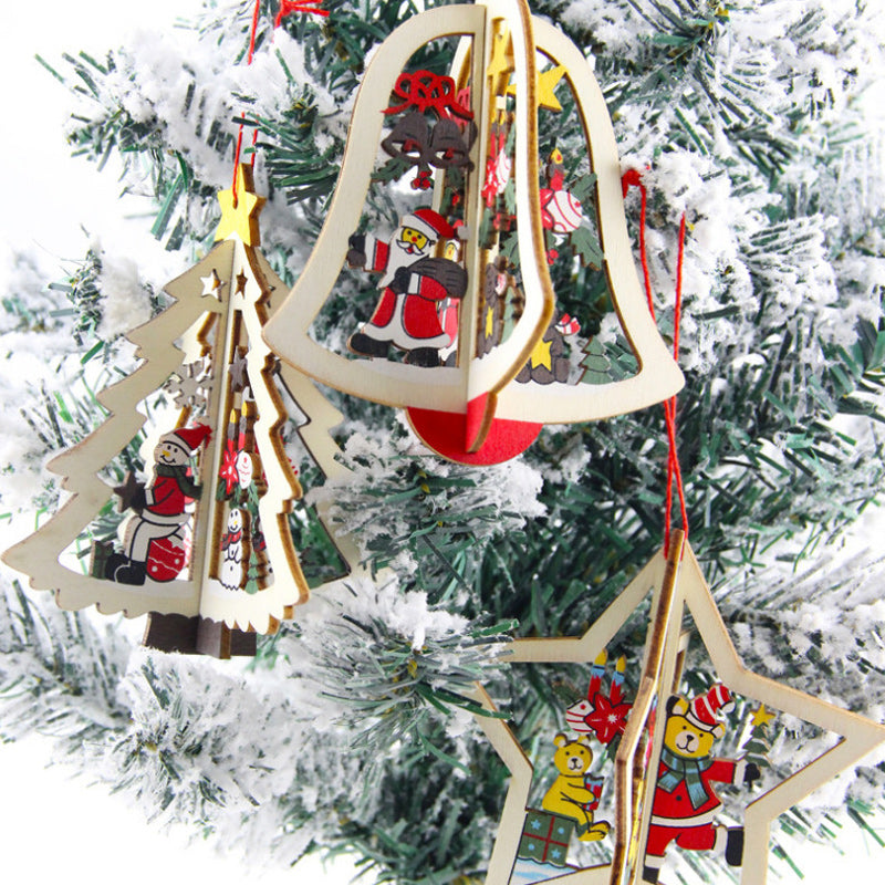 BowLift | Christmas Wooden Pendant