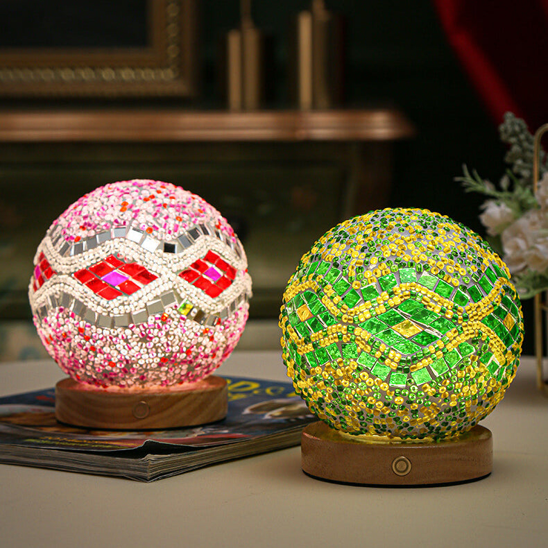 BowLift | BohoGlow – Modern Bohemian Table Lamp with USB Charging