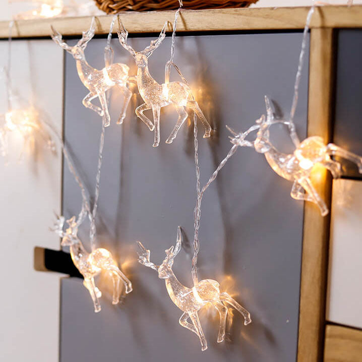 BowLift | Christmas Decor Elk LED Decoration Battery String Lights
