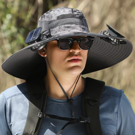 BowLift | Ultimate Outdoor Sun Hat with Rechargeable LED and Wide Brim