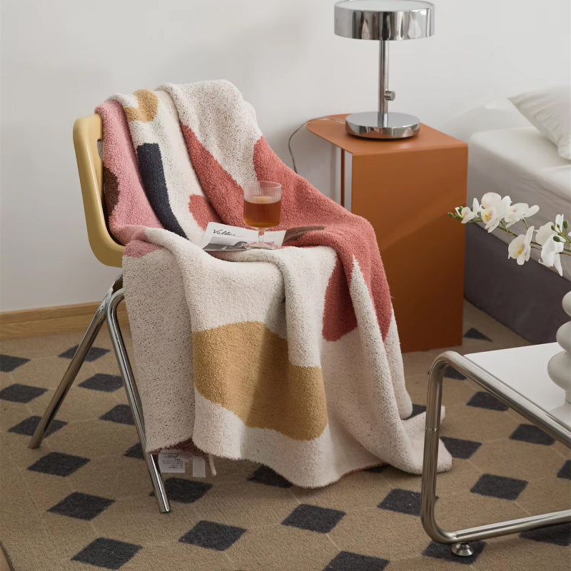 BowLift | Bohemian Flower Knitted Throw Blanket