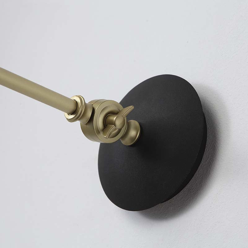 BowLift | 1 Light Wall Recessed Light Modern Style Angled Metal Wall Lighting with Swivel Arm in Black/White for Hallway