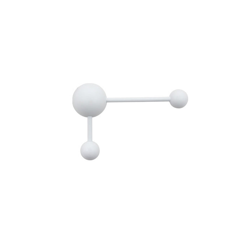 BowLift | 1/2 Light Bedroom Wall Lamp with Molecular Acrylic Shade White Reading Wall Lamp in Warm/White Light