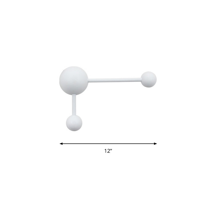 BowLift | 1/2 Light Bedroom Wall Lamp with Molecular Acrylic Shade White Reading Wall Lamp in Warm/White Light