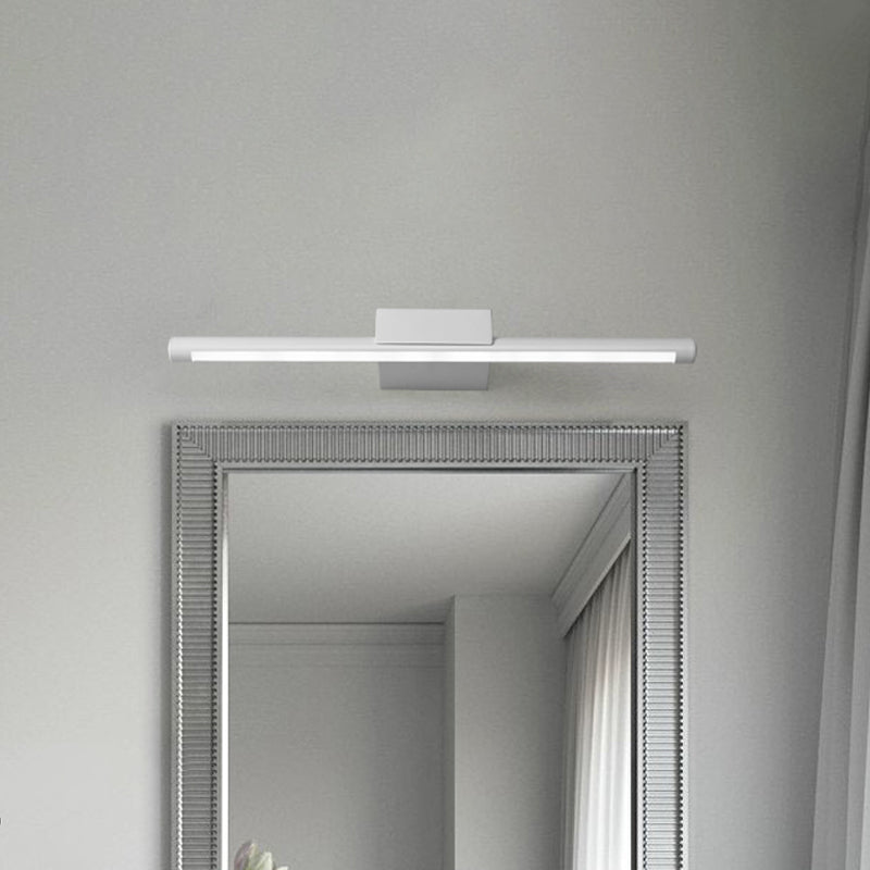 BowLift | Pole Vanity Lighting Simplicity Metal White LED Wall Mounted Light in Warm/ White Light, 16"/19.5"/23.5" Length