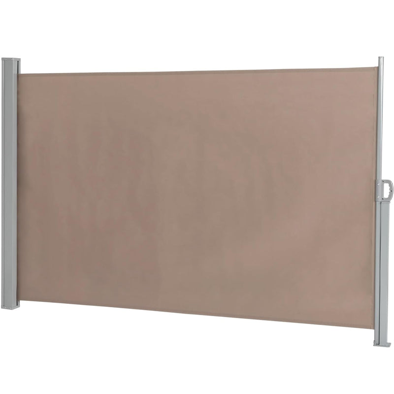 BowLift | 118" × 63" Retractable Side Awning Waterproof UV-Resistant Aluminum Patio Side Awning Screen Fence