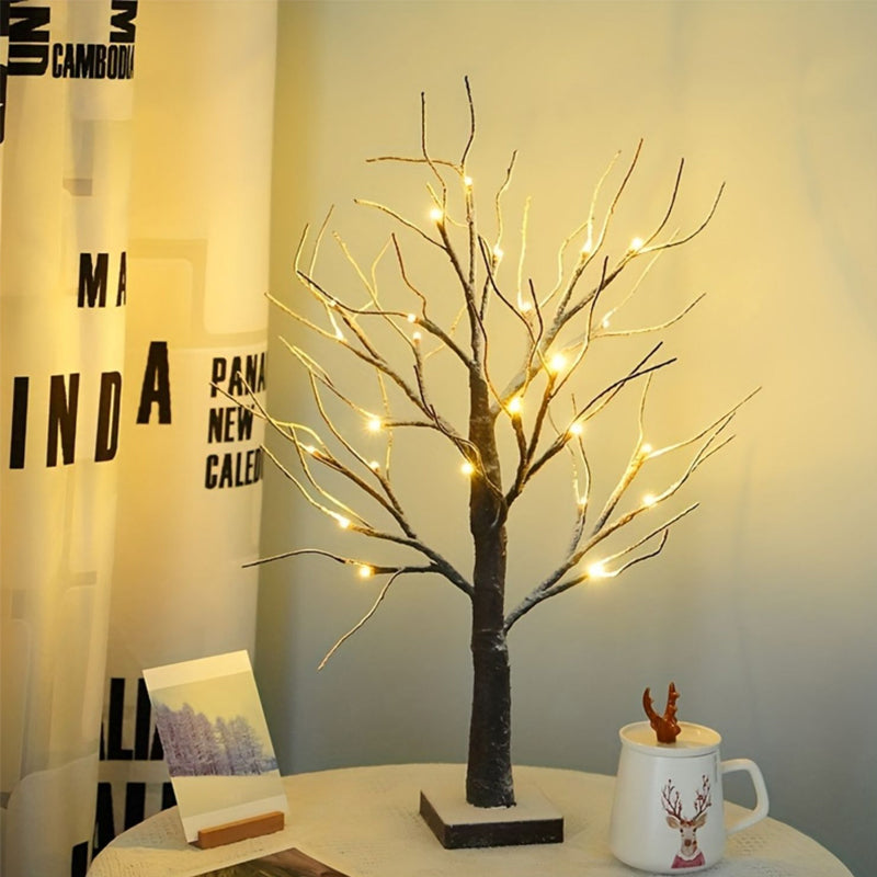 BowLift | Atmospheric Light Tree with Red Birds – Flexible LED Decoration Tree