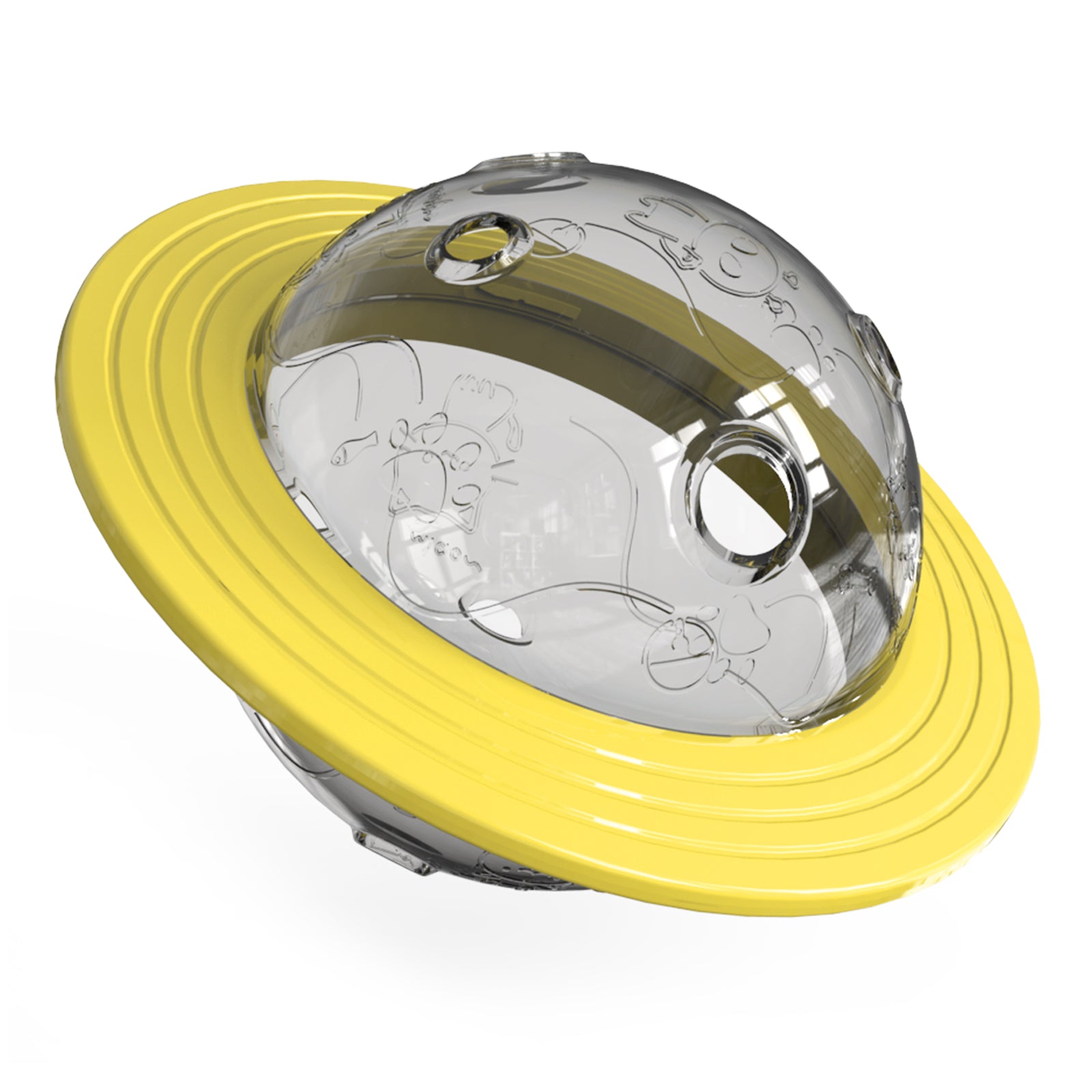 Planet Frisbee Slow Feeder – Food-Dispensing Toy for Dogs