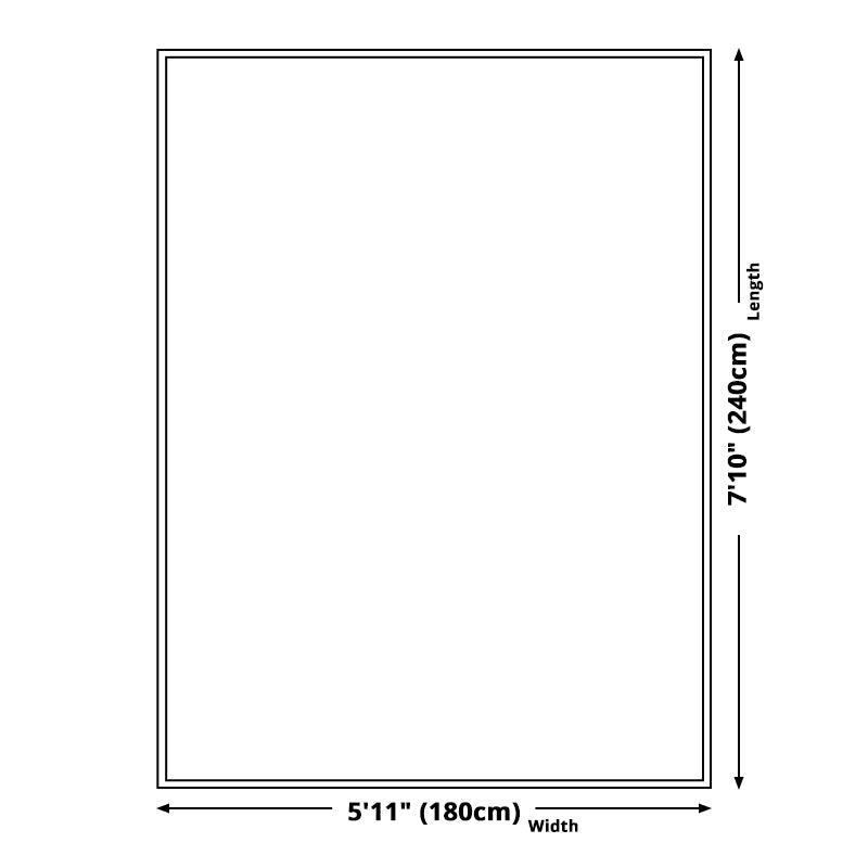 BowLift | Diamond Geometric Rug Southwestern Americana Area Rug for Bedroom Black and White Fabric Stain Resistant Rug