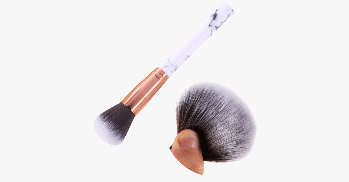 BowLift | Chic Brush Set with Marble Handle - Versatile Luxuriously Looking Brushes