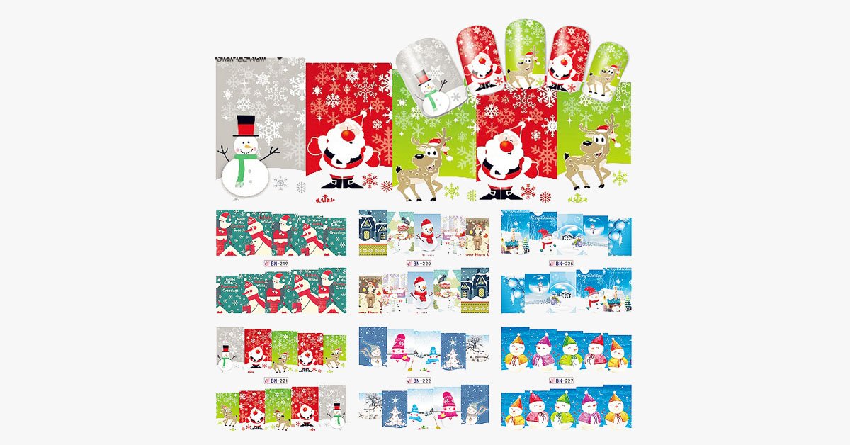 BowLift | Christmas Nail Stickers