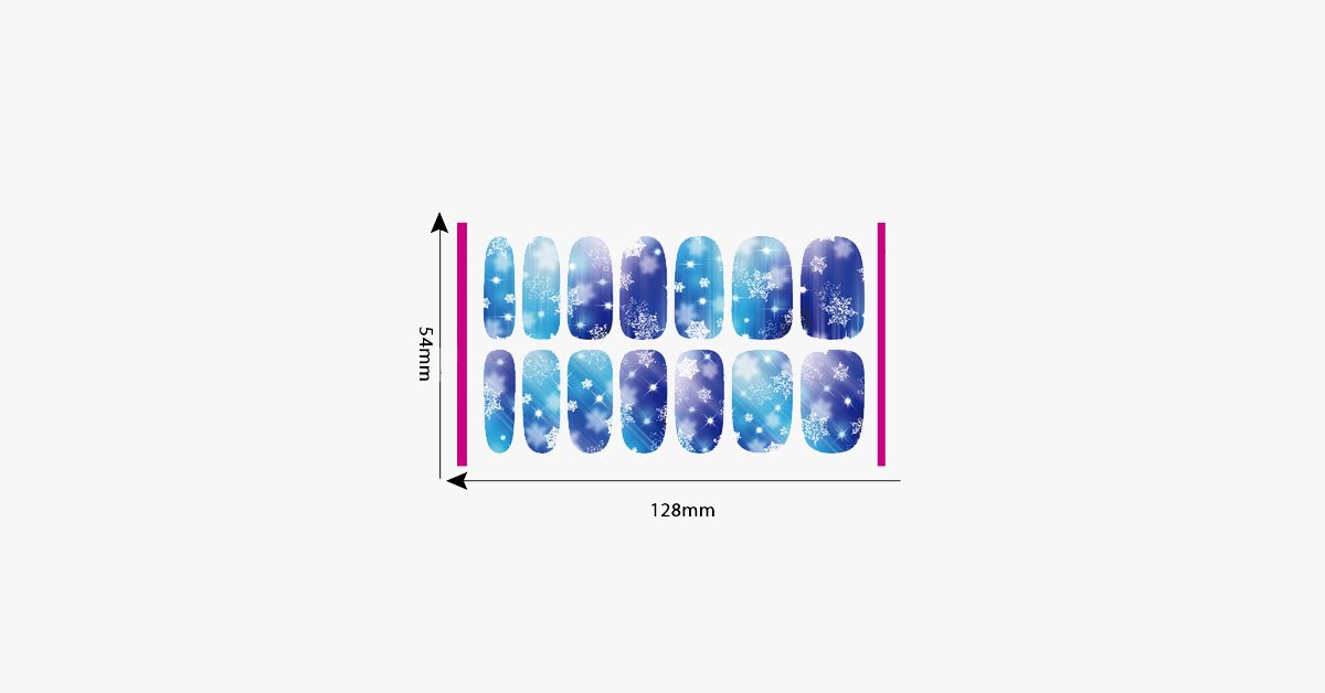 BowLift | Christmas Nail Stickers - Snowflakes