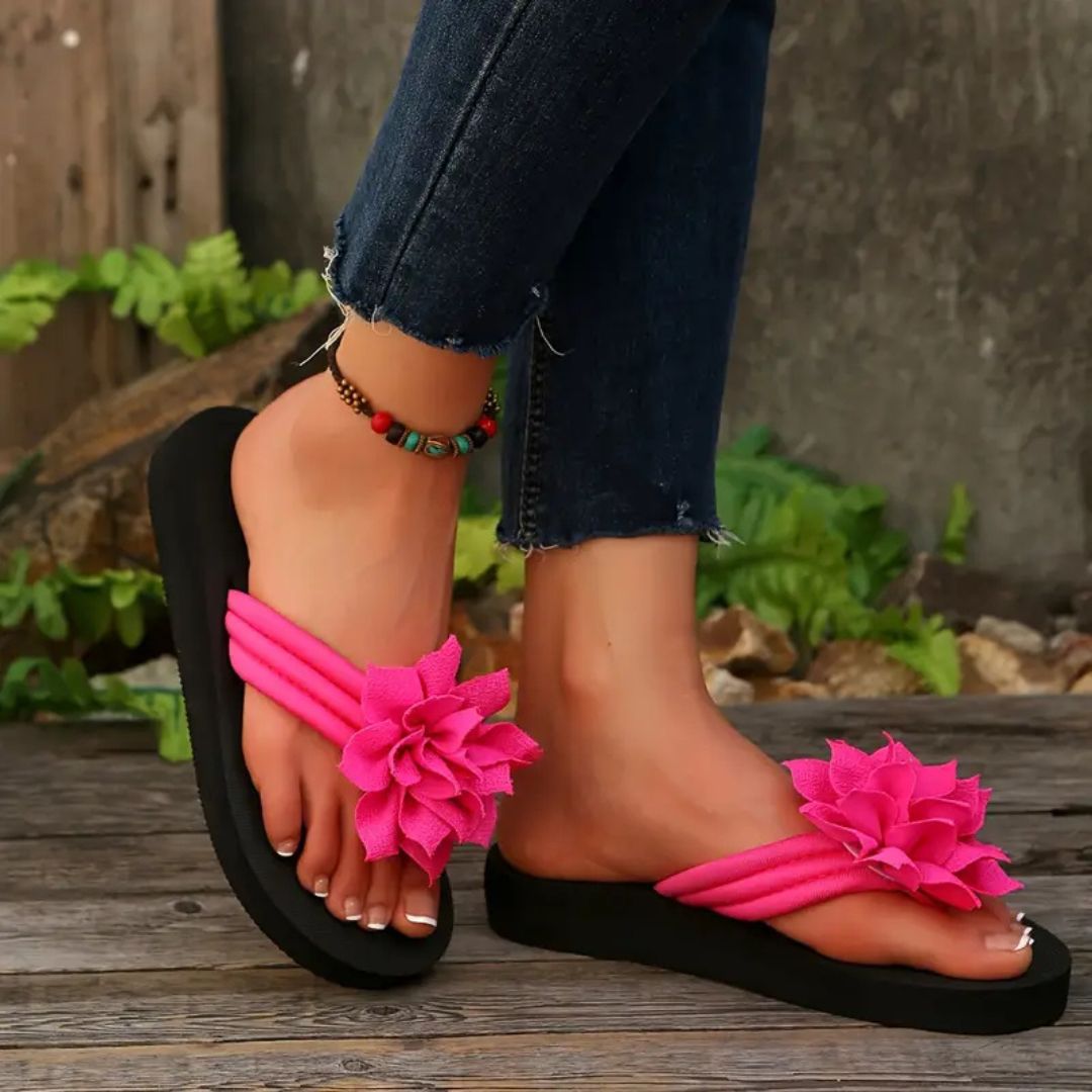 Floriva – Women's Floral Flip-Flops