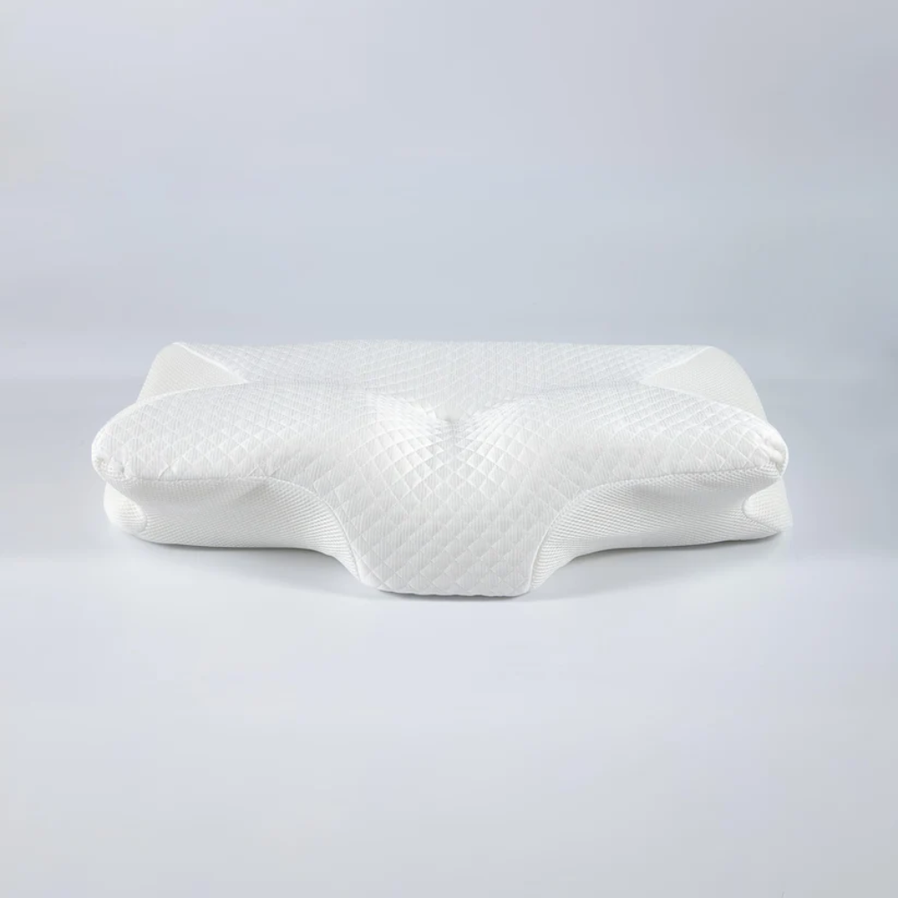 BowLift | Pillow for Back & Shoulder Pain Relief – Orthopedic Memory Foam Posture Pillow for Neck, Shoulder & Spinal Alignment Support