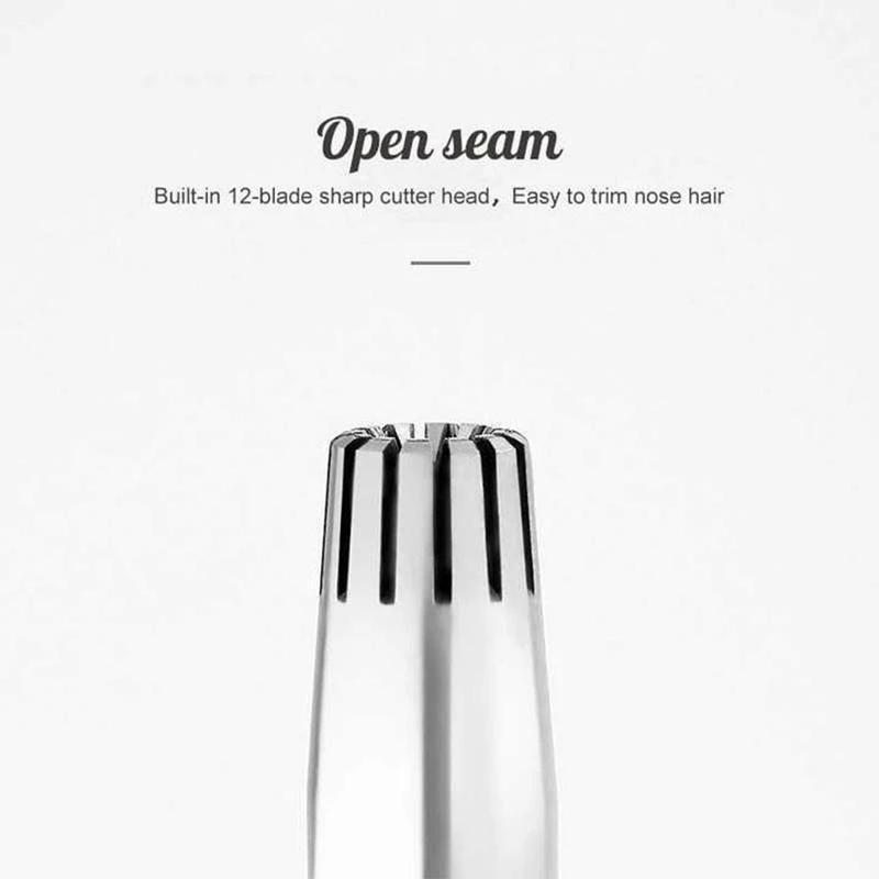 BowLift | Safe Touch Stainless Steel Nose Hair Trimmer