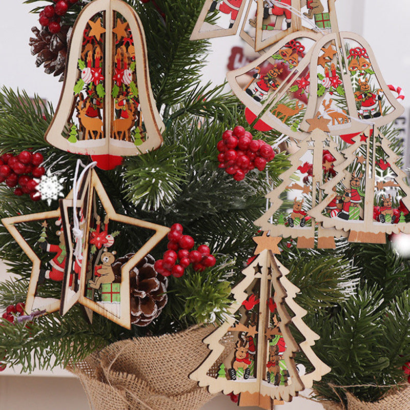 BowLift | Christmas Wooden Pendant