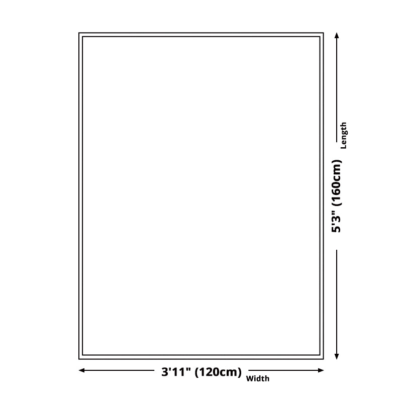 BowLift | Yellow Persian Carpet Polyester Geometric and Check Pattern Carpet Washable Non-Slip Backing for Living Room