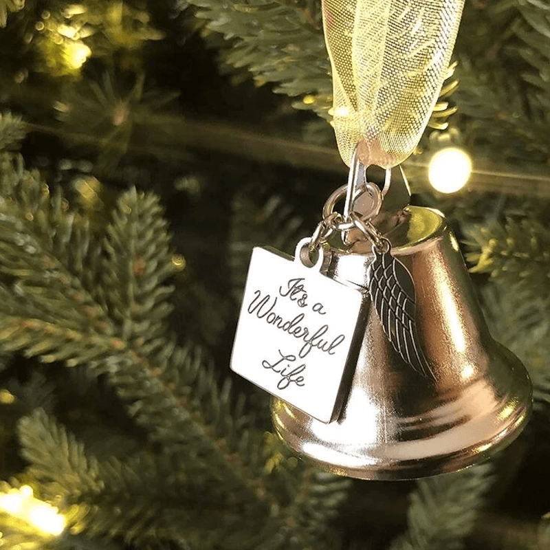 BowLift | Christmas Bell Angel Wing Ornament