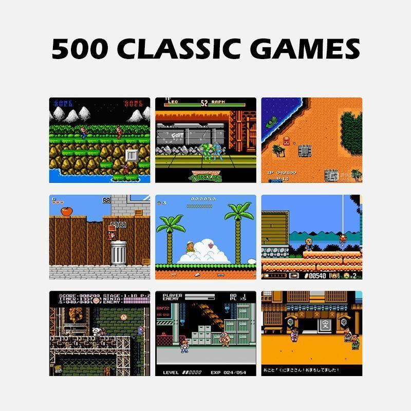 BowLift | Handheld Game Console - 500 Classic Games