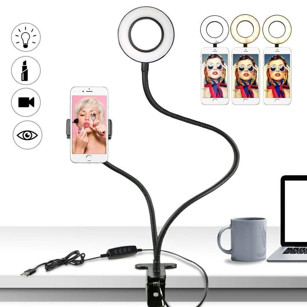 BowLift | Selfie Ring Light with Cell Phone Holder Stand