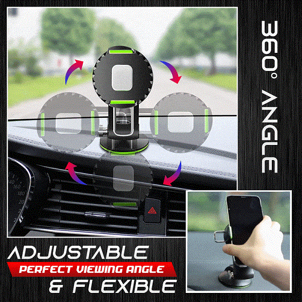 BowLift | Adjustable Car Suction Cup Phone Holder