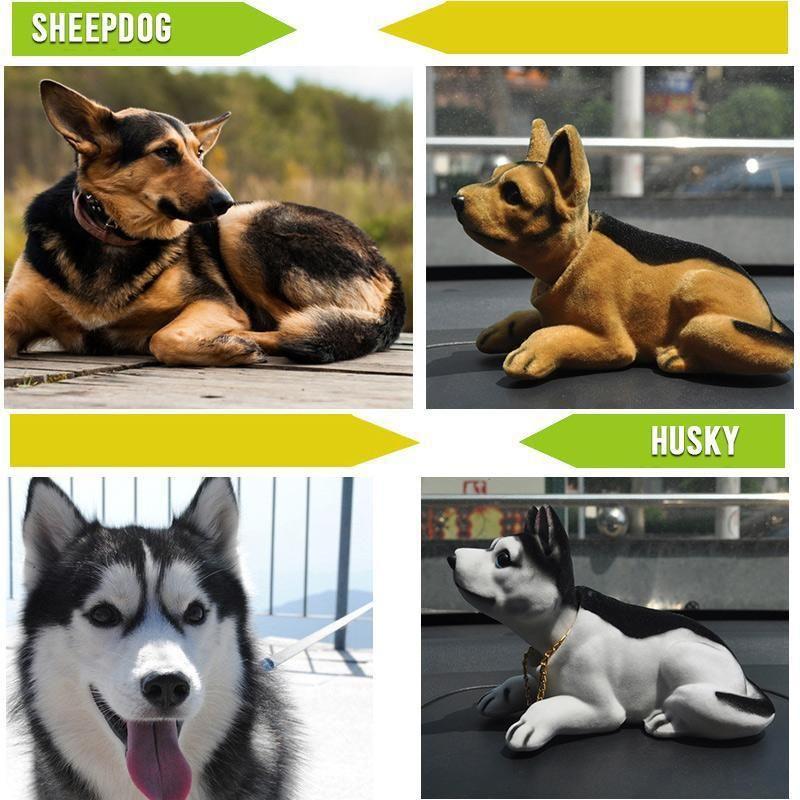 BowLift | Car Ornaments Shaking His Head Dog