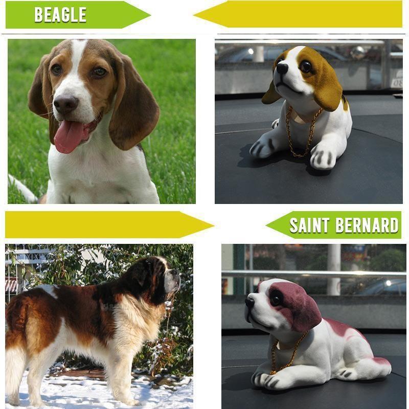 BowLift | Car Ornaments Shaking His Head Dog