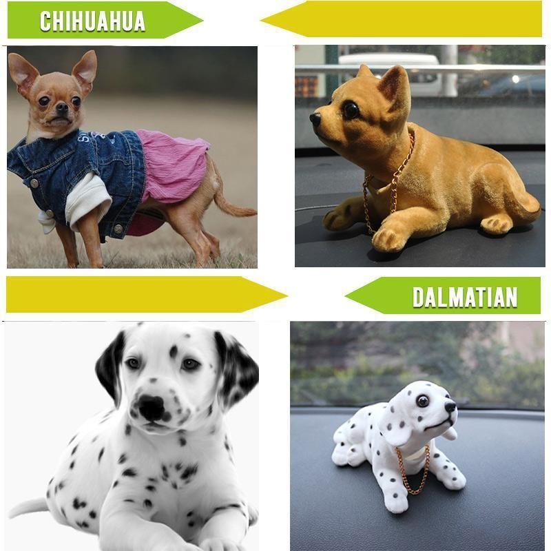 BowLift | Car Ornaments Shaking His Head Dog