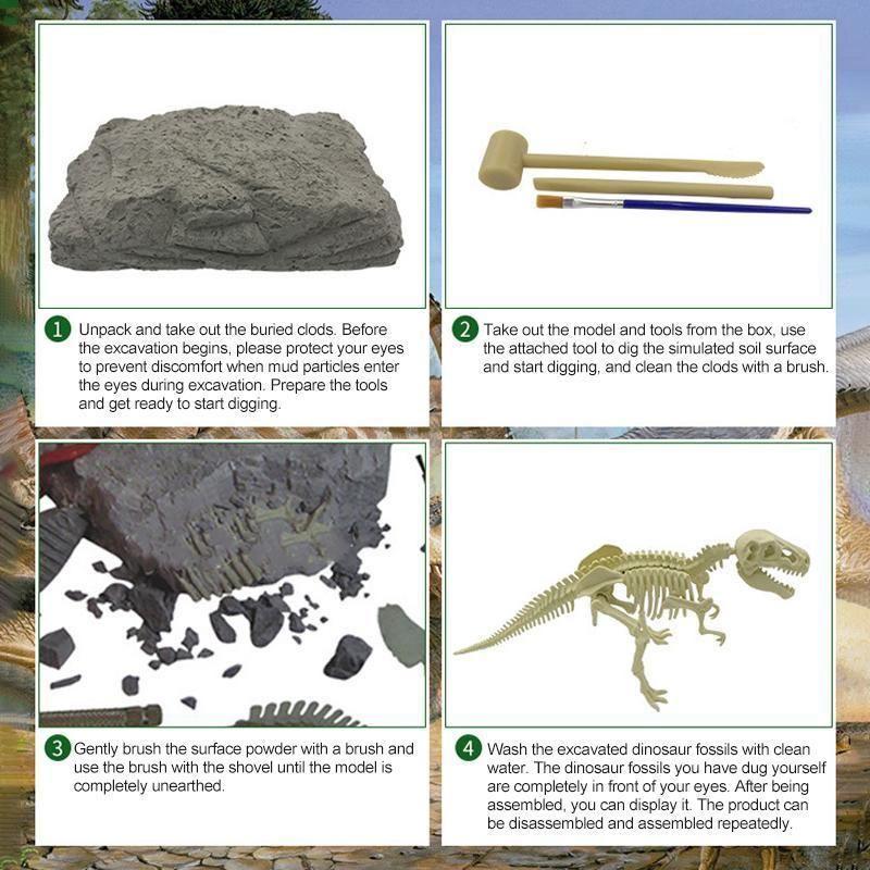 BowLift | DIY Archaeological Mining Dinosaur Fossil Toys
