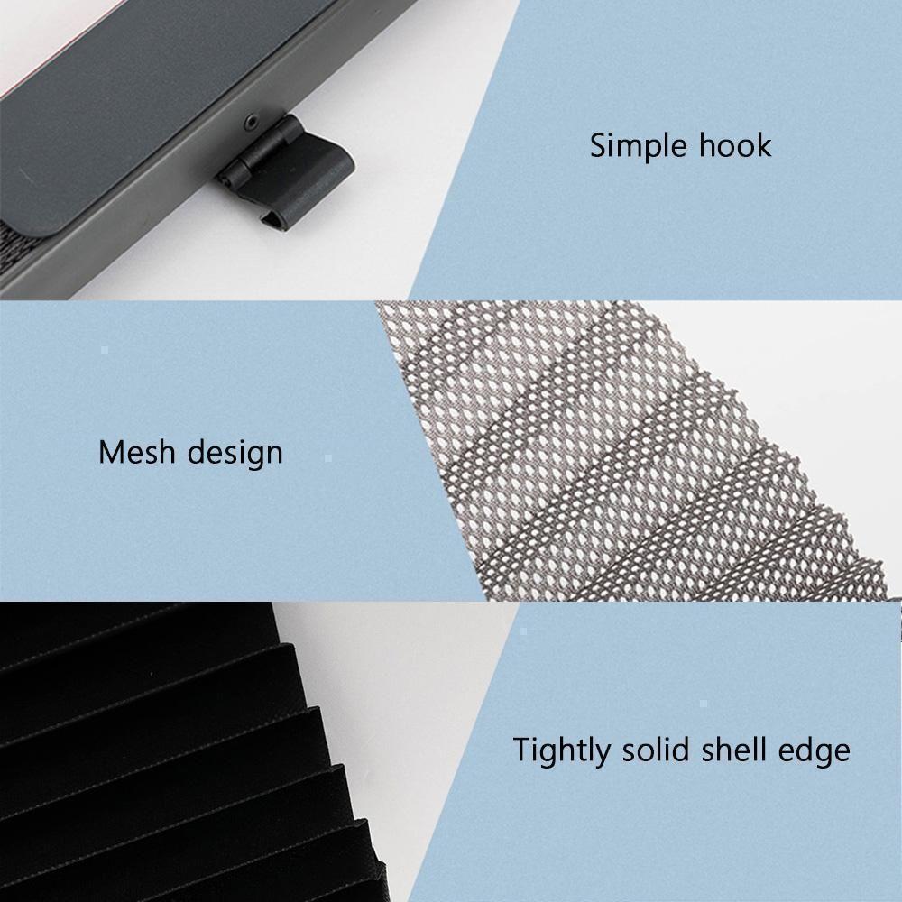 BowLift | Car Window Sun Shade Curtain With 3M Adhesive, Black