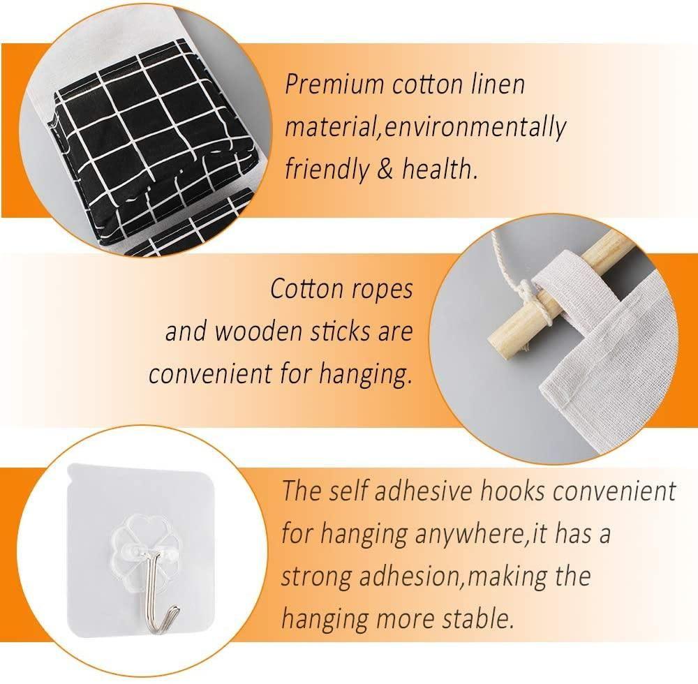 BowLift | 3 Pack Wall hanging storage bag organizer