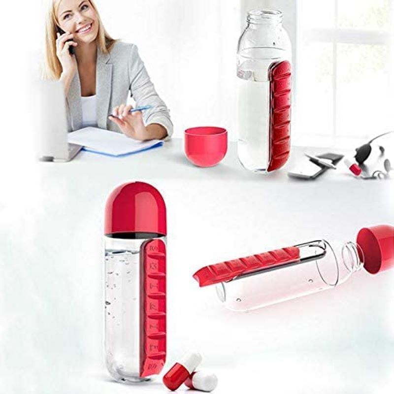 BowLift | 2 in 1 Daily Pill Box Water Bottle