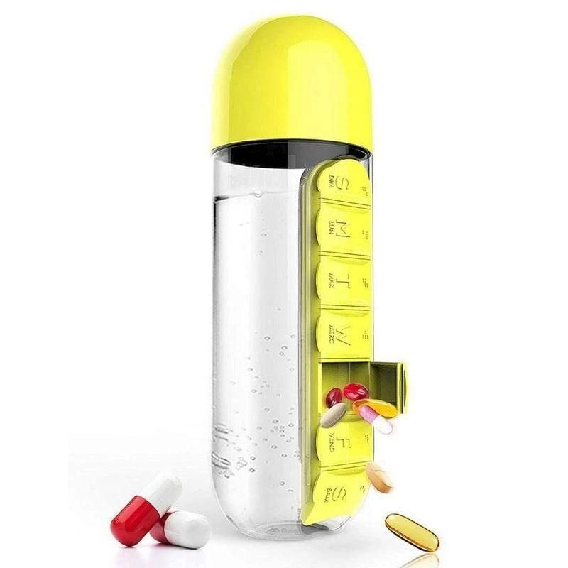 BowLift | 2 in 1 Daily Pill Box Water Bottle
