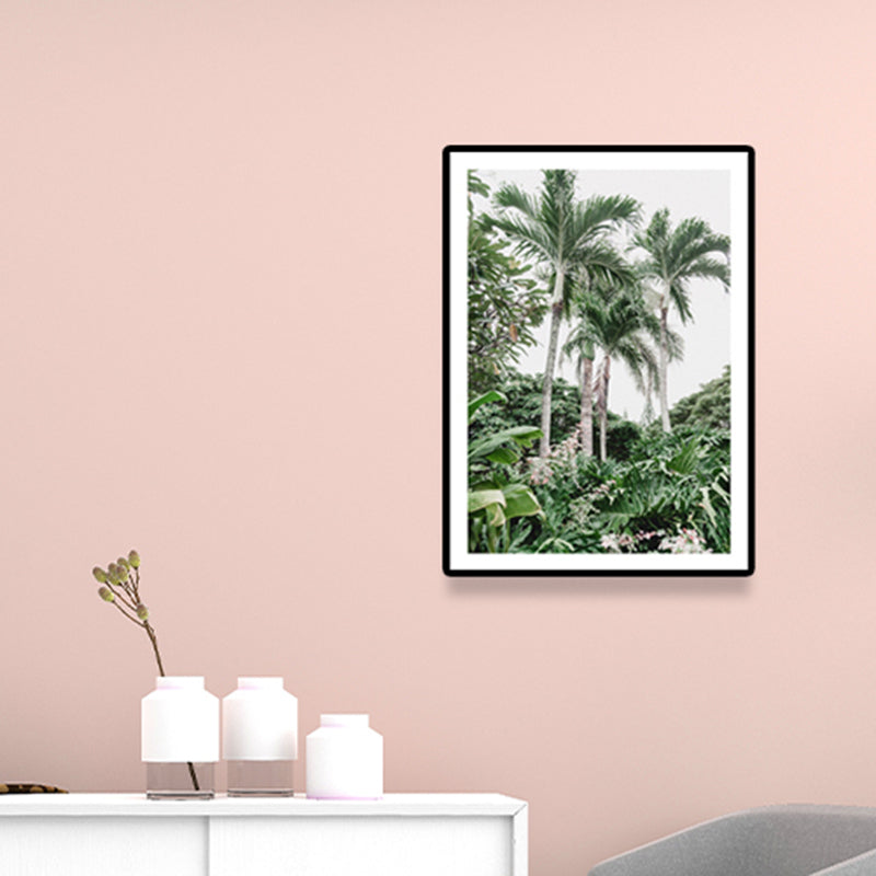 BowLift | Green Areca Trees Wall Decoration Print Texture Tropical Living Indoor Packaging Canvas