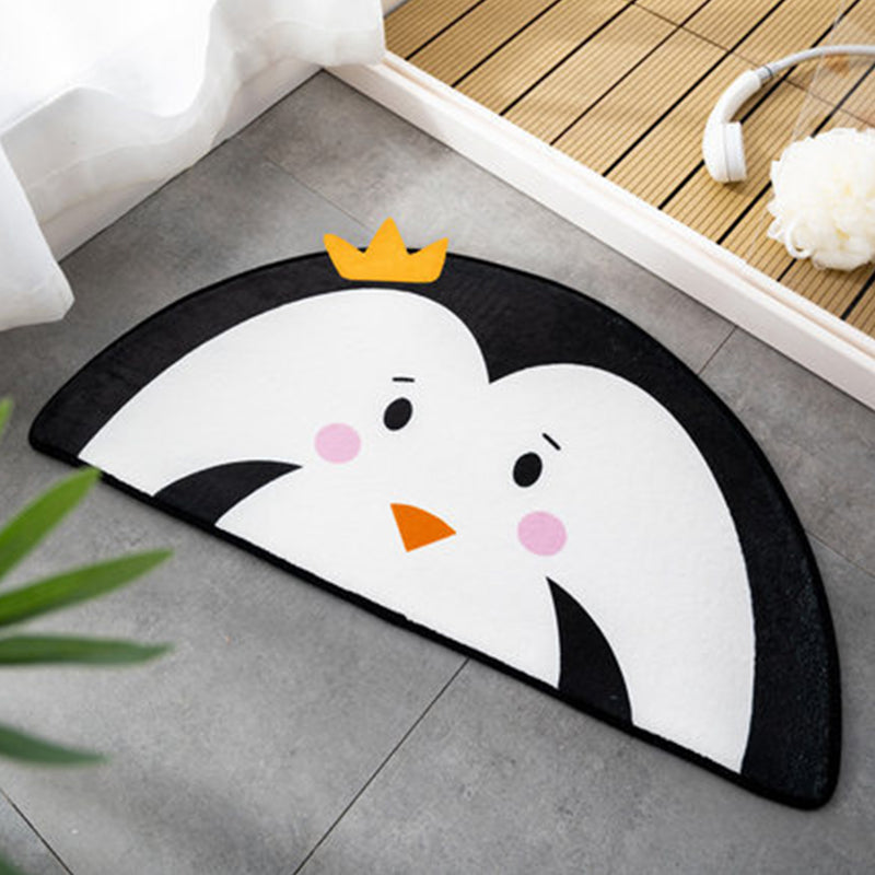 BowLift | Shaded Children's Irregular Carpet in Orange and Pink Animal Tiger Fox Pattern Carpet Polyester Non-Slip Carpet for Children's Room