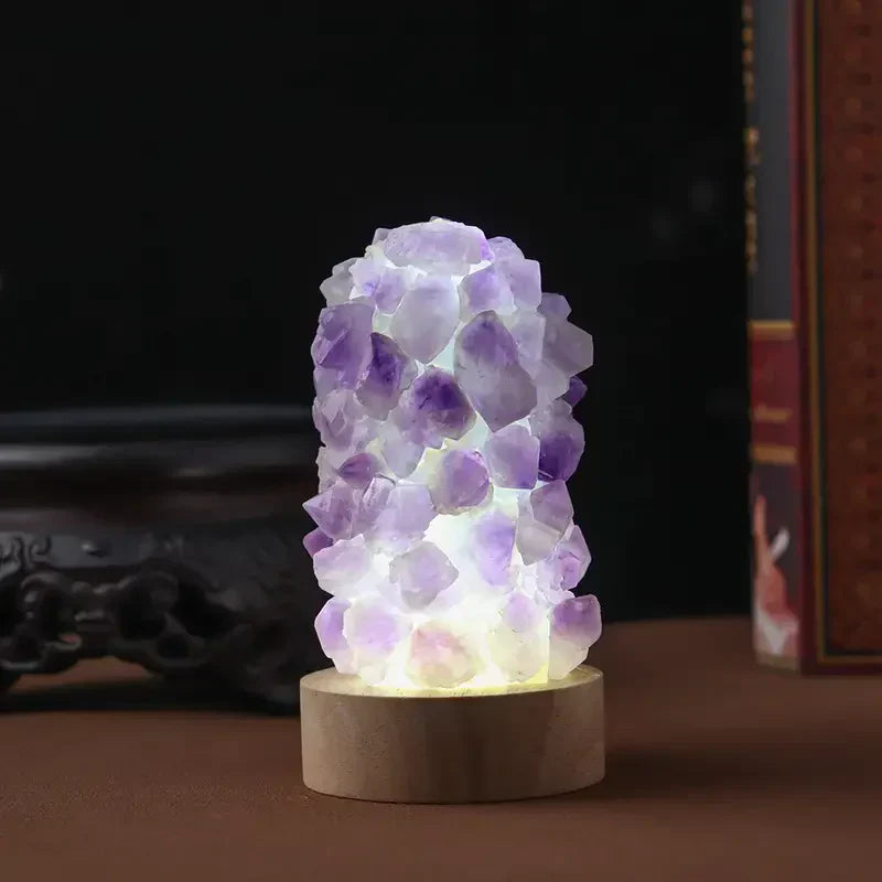 BowLift | Crystal Lamp - Amethyst - Healing Energy - Gentle Light