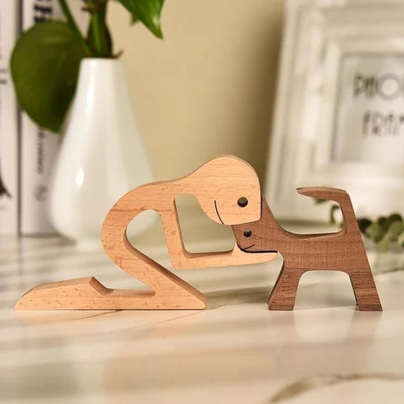 BowLift | Pet Lover - Wooden Sculpture Table Ornaments