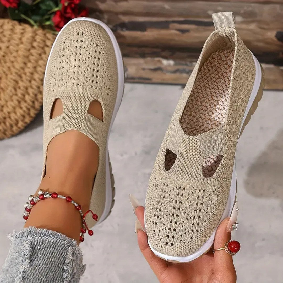 Vellora – Women's Mesh Slip-On Comfort Sneakers