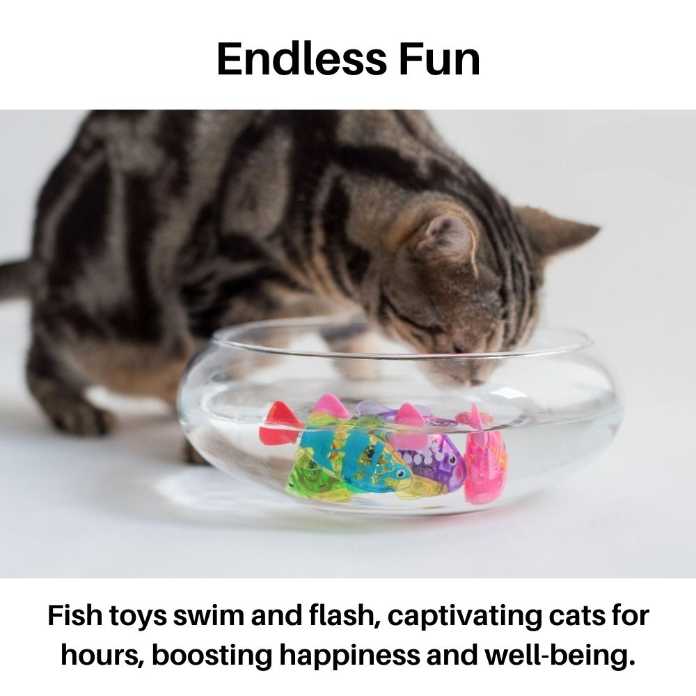 BowLift | AquaPret Interactive Cat Toy – Moving Fish with Lighting
